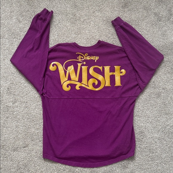 Disney wish spirit jersey Purple Long Sleeve Tee - Picture 3 of 3